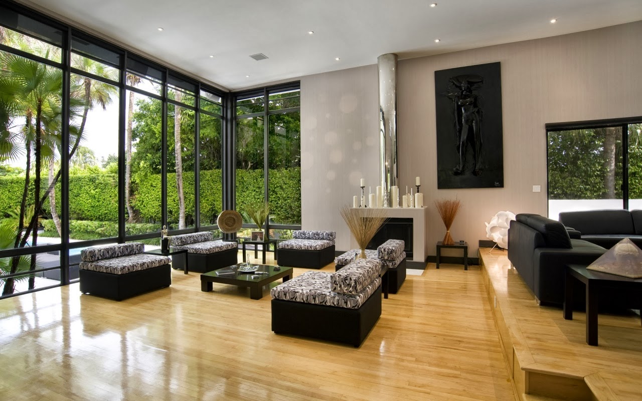 Thiết kế phòng khách hiện đại theo không gian mở giúp gia chủ sở hữu một căn phòng thoáng đãng, sang trọng.