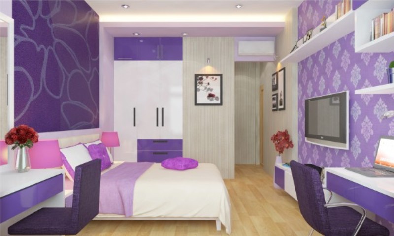 Thiết kế phòng ngủ màu sắc theo thích của gia chủ
