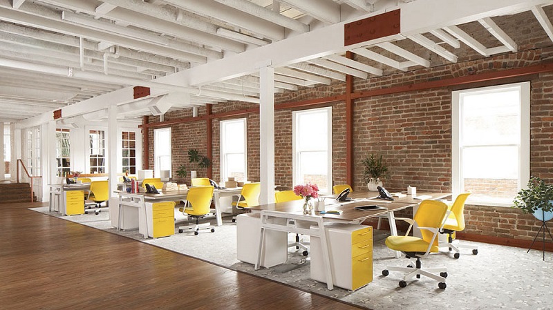 Thiết kế nội thất văn phòng làm việc góp phần tạo ra một không gian làm việc chất lượng