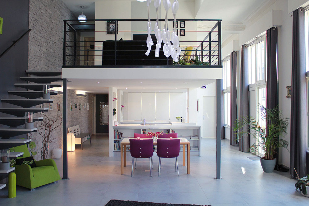 Thiết kế nhà cấp 4 gác lửng với gam màu đơn giản tạo mang nét hiện đại cho ngôi nhà bạn.